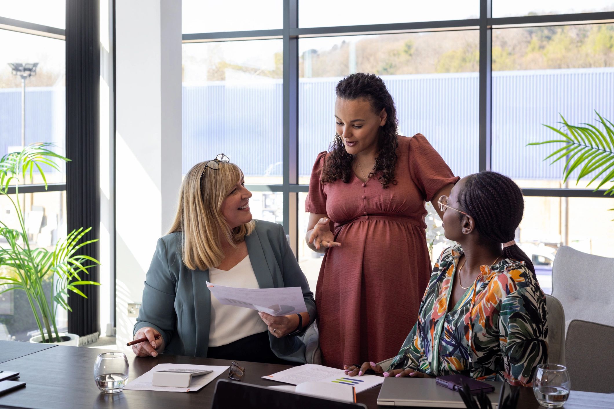 Business professionals in a strategy meeting